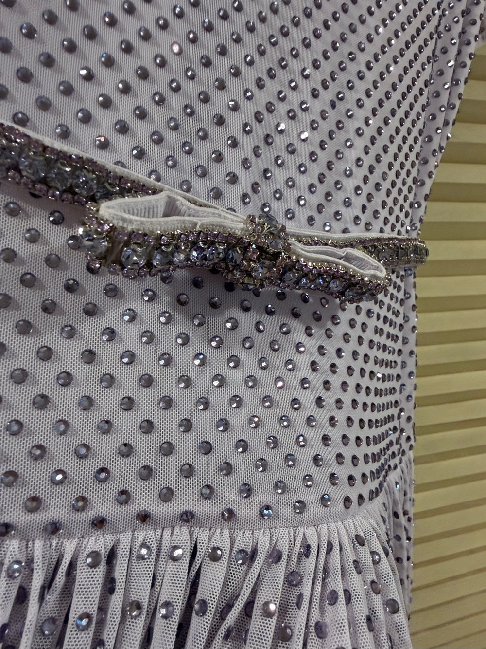 🔥CLEARANCE🔥NWOT Self-Portrait Lavender Polka-Dot Midi Dress with Belt, Size US 2 - Picture 3 of 13
